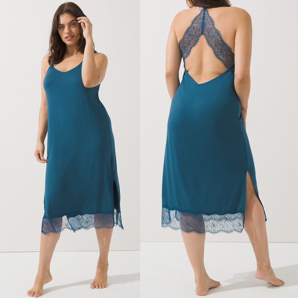 Soma Cool Nights Lace Back Midi Gown